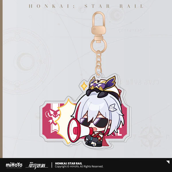 Honkai: Star Rail Pom-Pom Gallery Sticker Keychain - Image 15