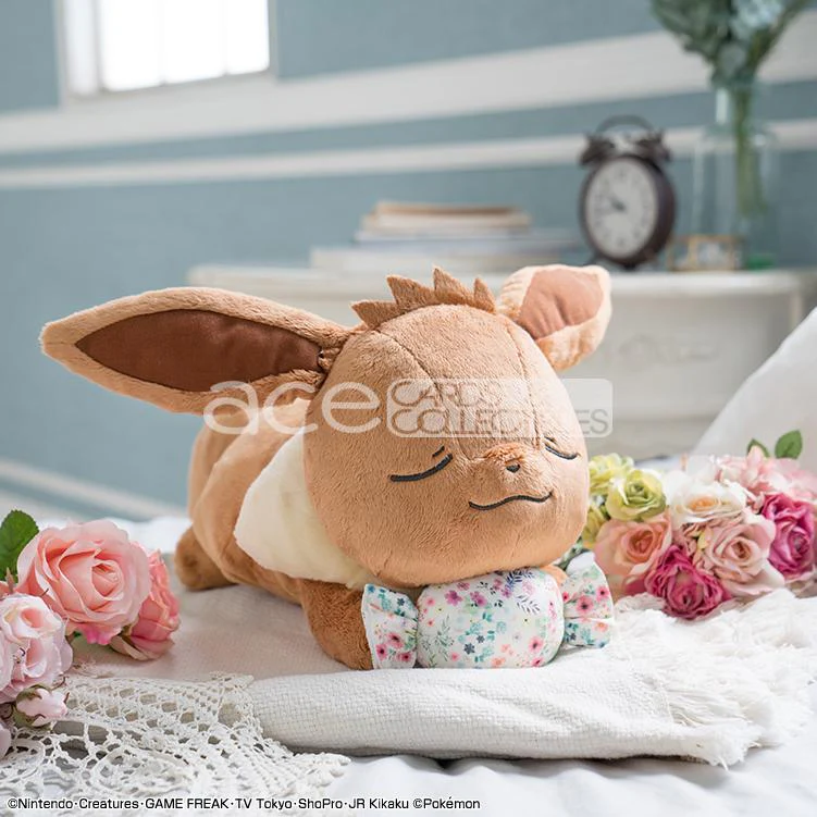 Ichiban Kuji Pokémon Eevee & Floral Candy: "Prize A - Sleeping Eevee Plush" - Image 3