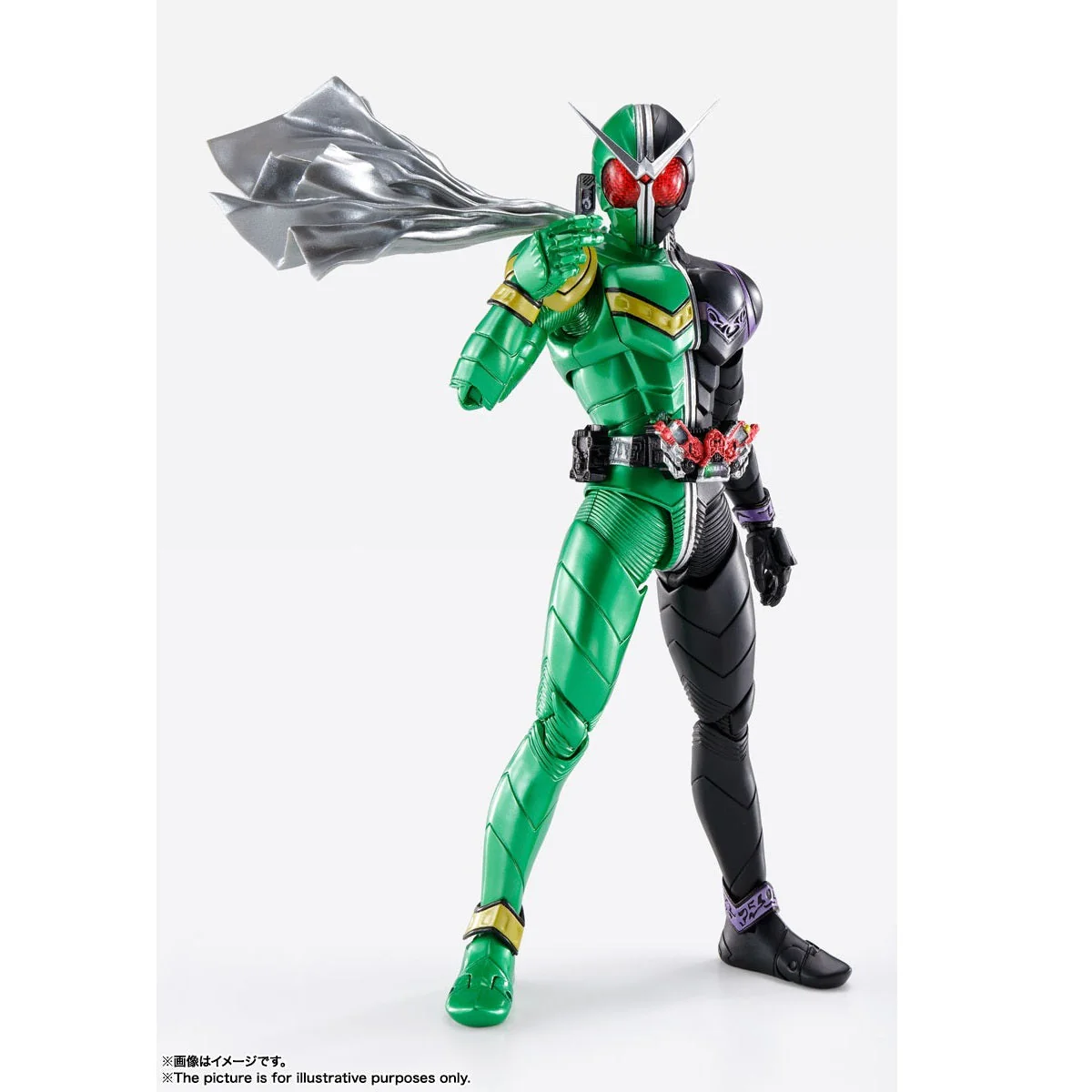 Kamen Rider S.H.Figuarts "Cyclone Joker Fuuto PI Animation Memorial" SHINKOCCHOUSEIHOU (True Bone Carving Method) - Image 2