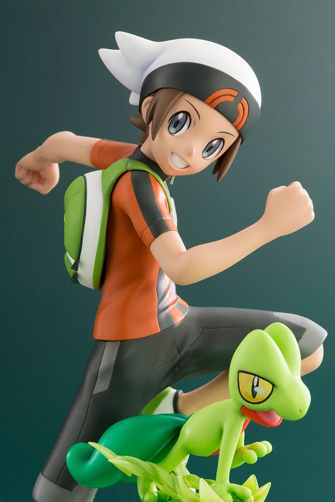 Kotobukiya Pokemon ARTFX J Statue "Brendan with Treecko" - Image 16