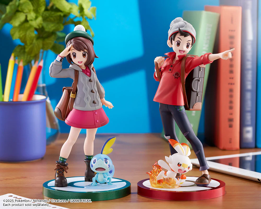 Pokemon "Victor with Scorbunny" 1/8 ARTFXJ Statue - Image 22
