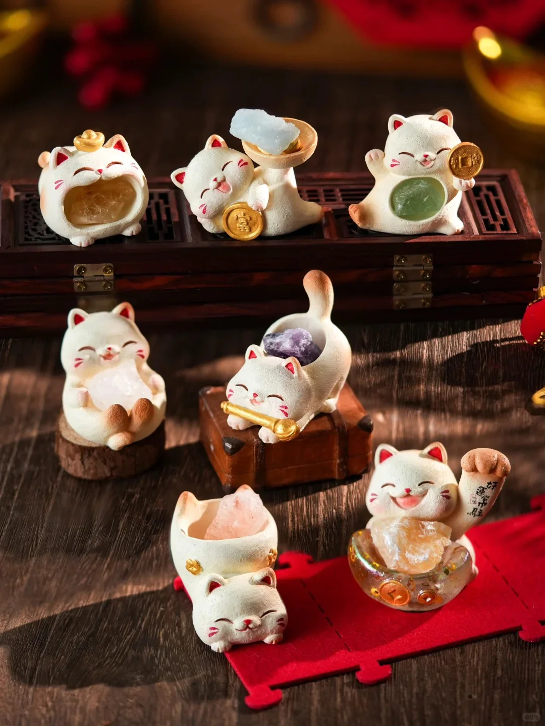 Lucky Cat Crystal Blind Boxes - Image 3