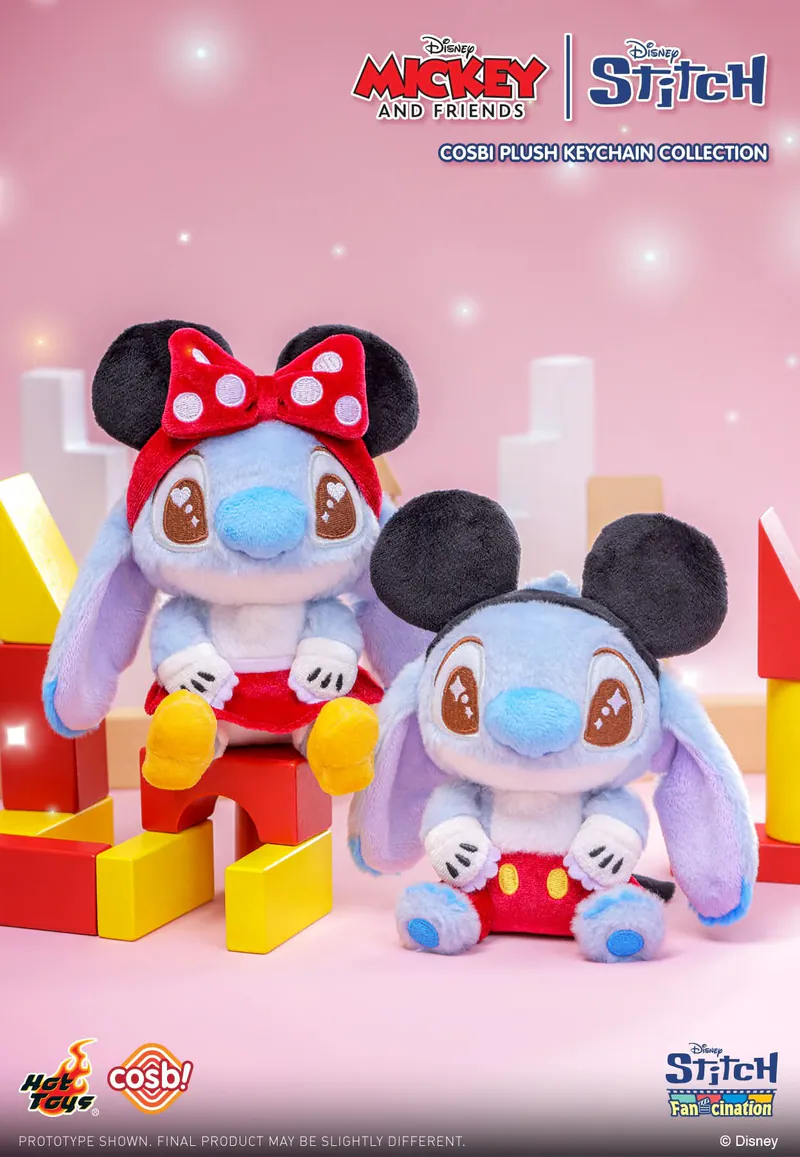 Mickey and Friends Stitch Cosbi Plush Keychain Collection - Image 11