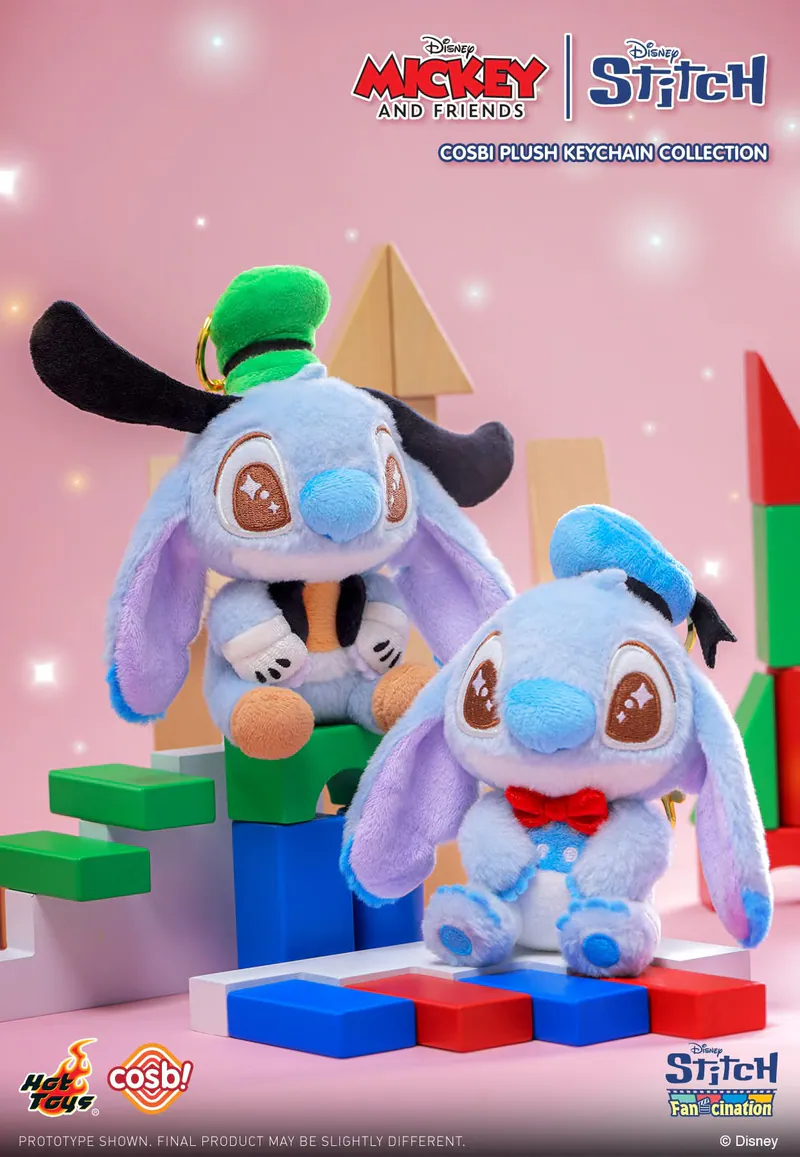 Mickey and Friends Stitch Cosbi Plush Keychain Collection - Image 12