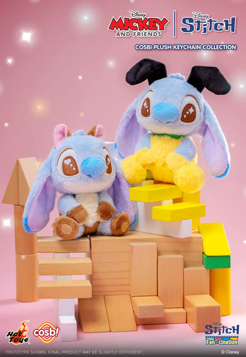 Mickey and Friends Stitch Cosbi Plush Keychain Collection - Image 13