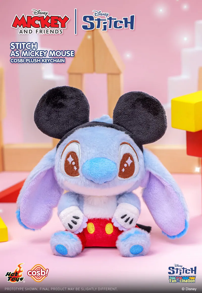 Mickey and Friends Stitch Cosbi Plush Keychain Collection - Image 4