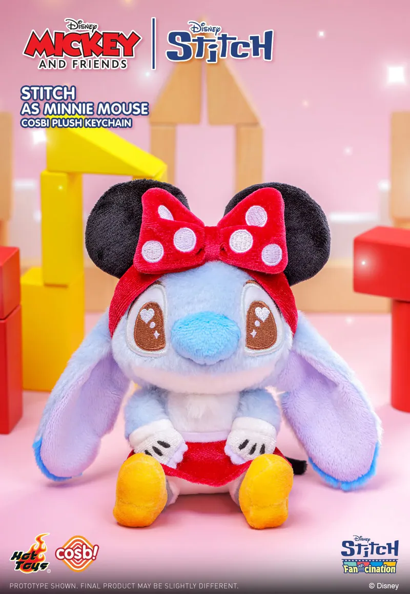 Mickey and Friends Stitch Cosbi Plush Keychain Collection - Image 5