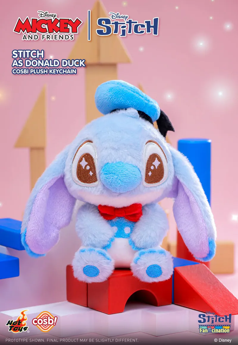 Mickey and Friends Stitch Cosbi Plush Keychain Collection - Image 6