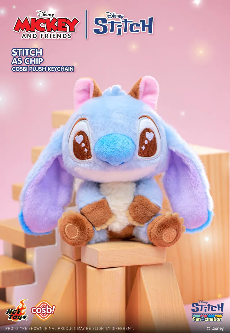 Mickey and Friends Stitch Cosbi Plush Keychain Collection - Image 9