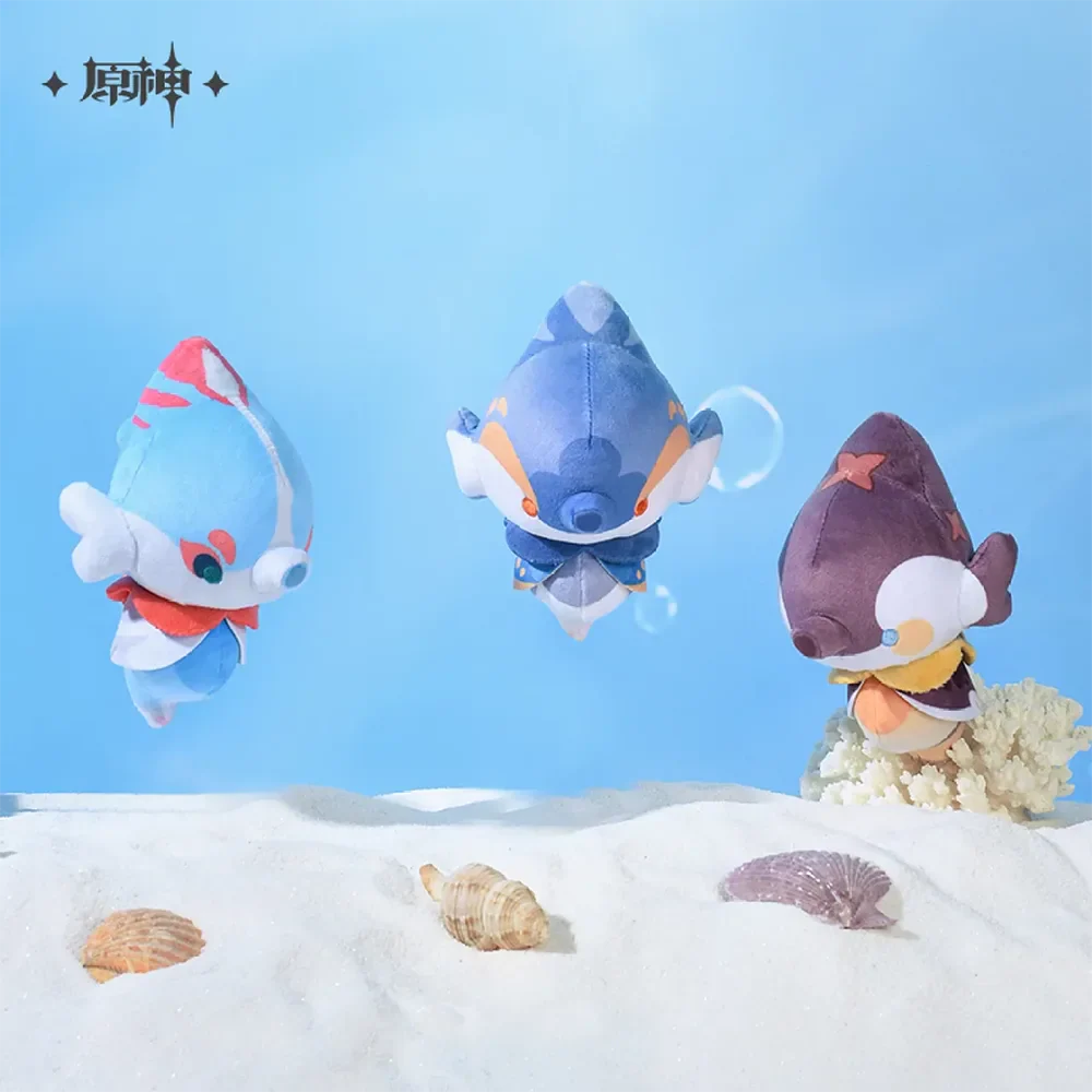 miHoYo Genshin Impact Bubbly Seahorse Keychain Plushie - Image 4