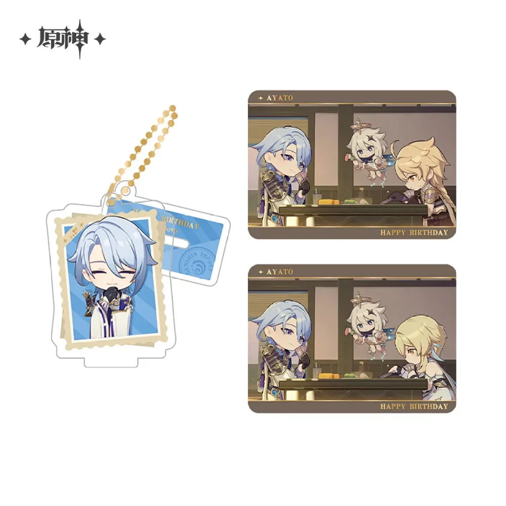 miHoYo Genshin Impact Capturing the Good Times Acrylic Stand & Card Set - Image 6