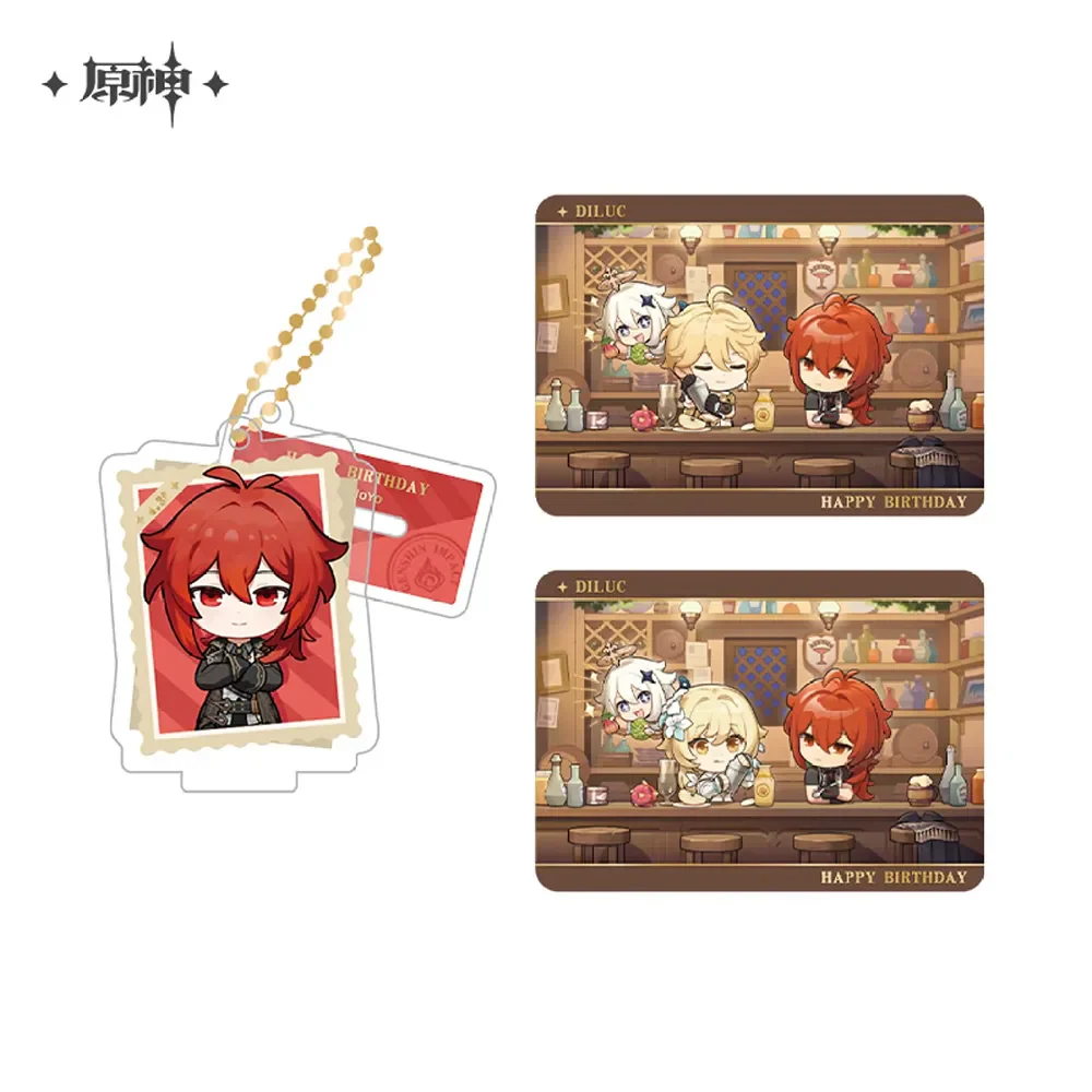 miHoYo Genshin Impact Capturing the Good Times Acrylic Stand & Card Set - Image 9