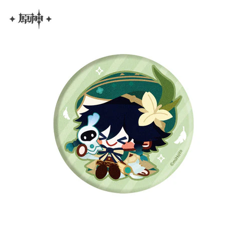 miHoYo Genshin Impact Chibi Theme Plush Badge - Image 4