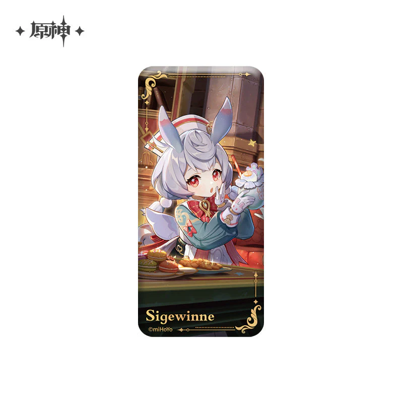 miHoYo Genshin Impact Theme Square Badge "An Everlasting Dream Interwined" Series - Image 3