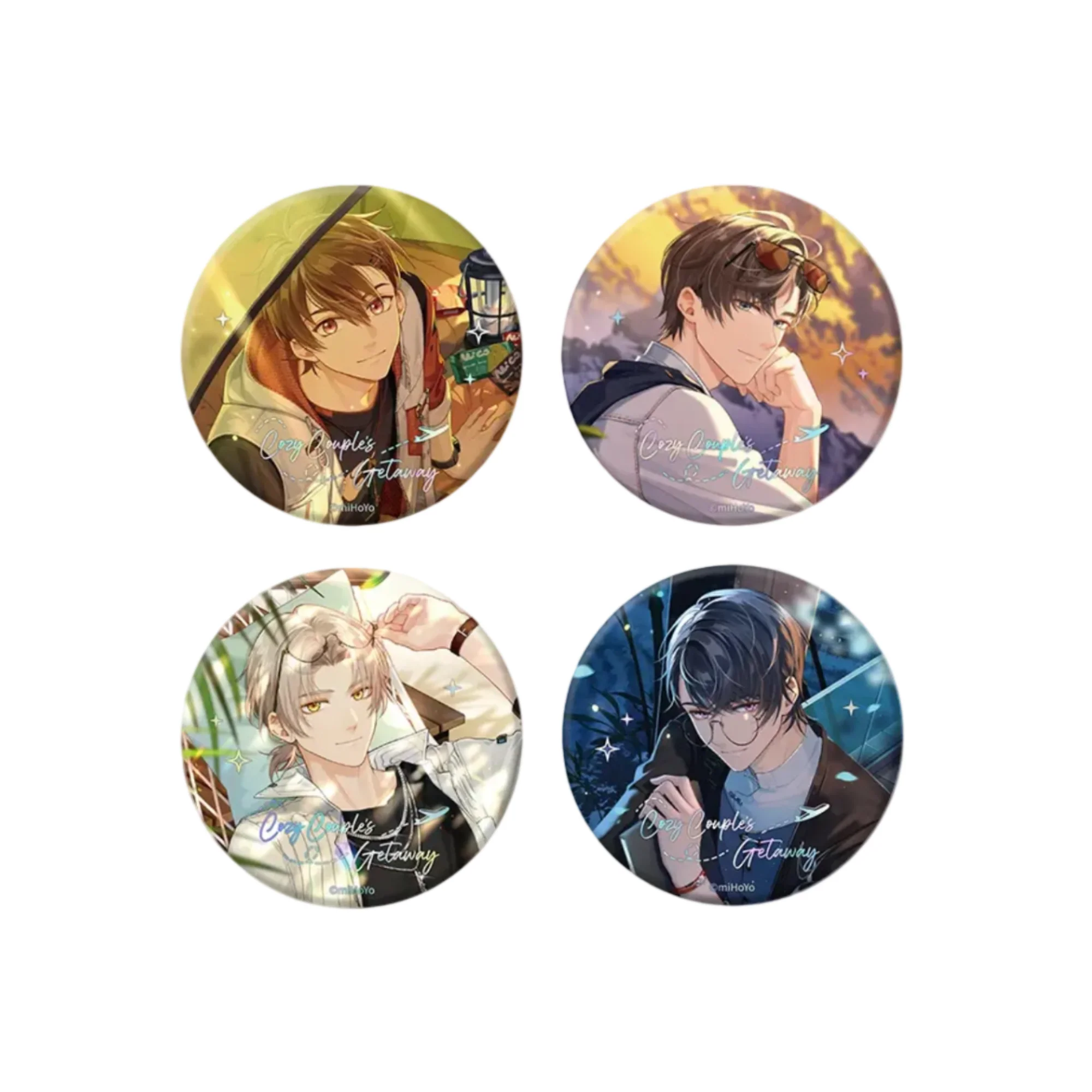 miHoYo Tears of Themis Warm Wind Love Travel Laser Badge Series