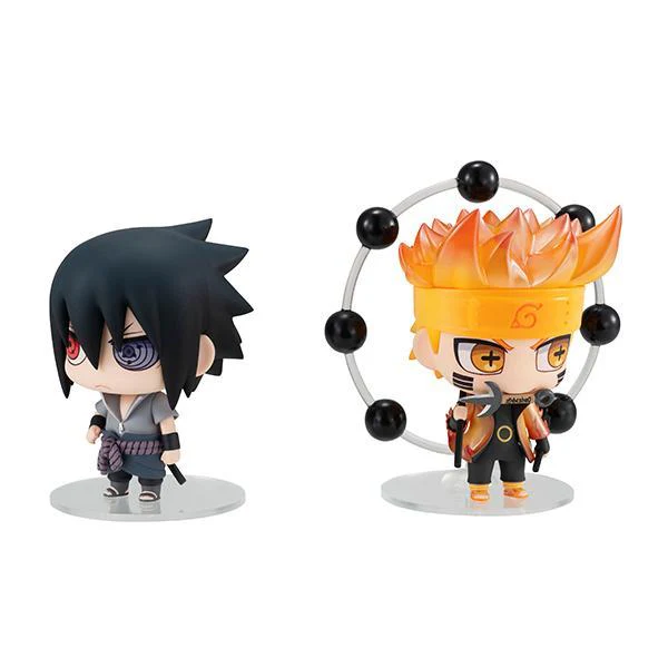 Naruto Shippuden -Chimi Mega Buddy Series- "Naruto Uzumaki & Sasuke Uchiha Ninja Taisen" Set - Image 3
