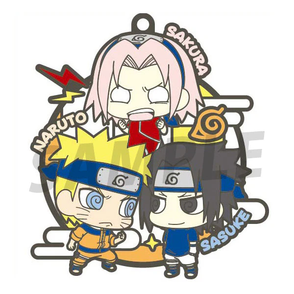 Naruto Shippuden Rubber Mascot Buddy Colle Three Man Cell! (Reissue) - Image 2