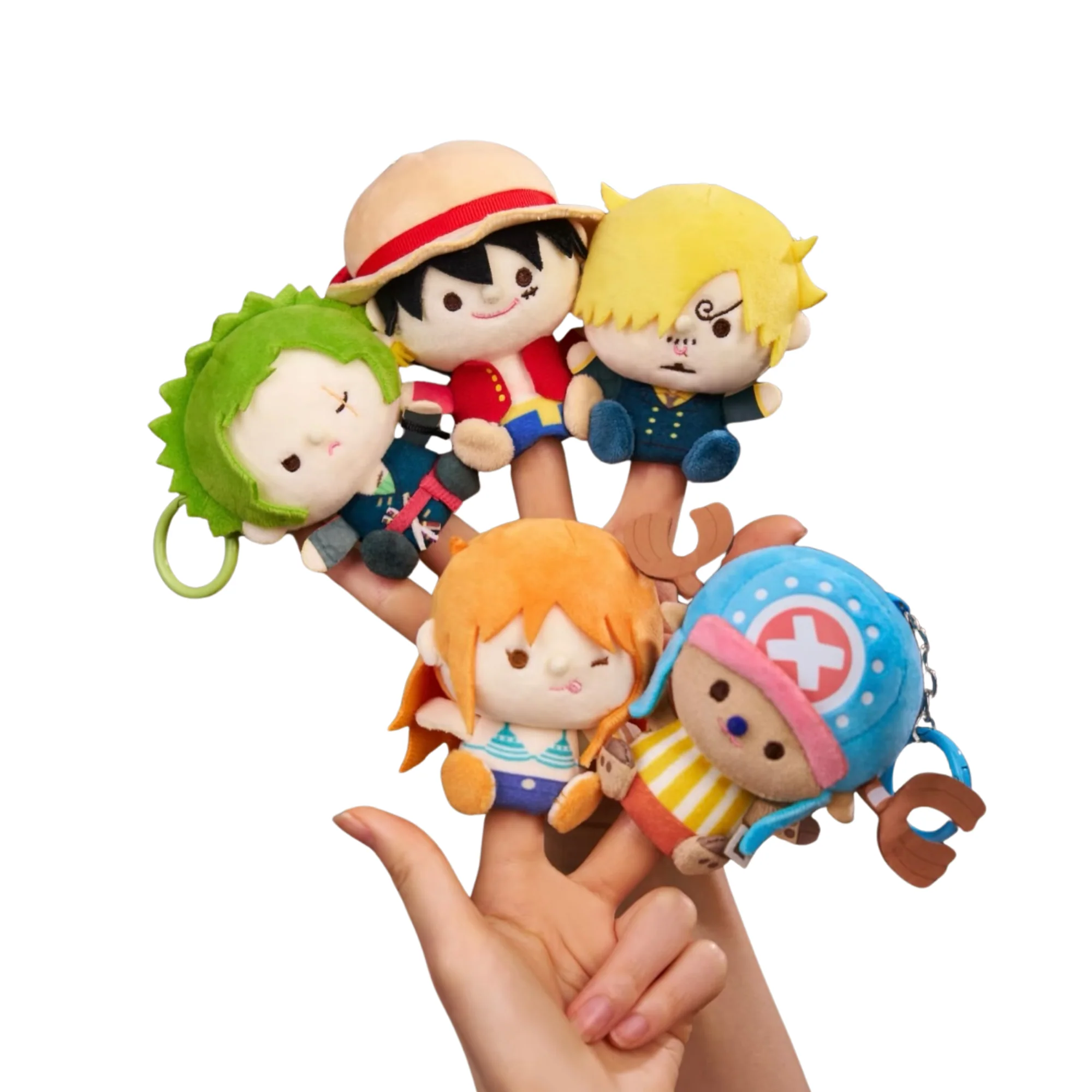 One Piece Straw Hat Pirates Finger Puppets Plush Blind Box