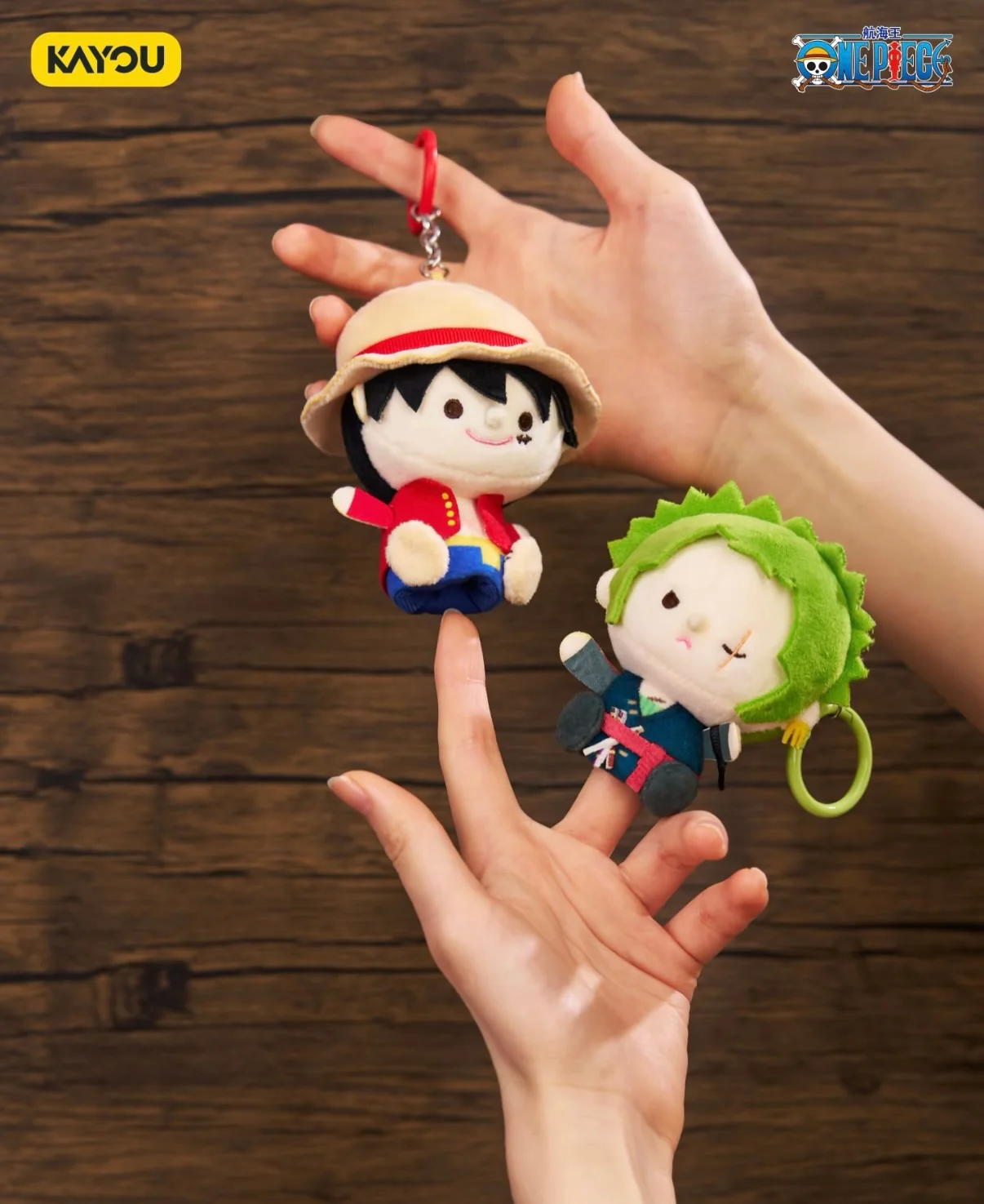 One Piece Straw Hat Pirates Finger Puppets Plush Blind Box - Image 6