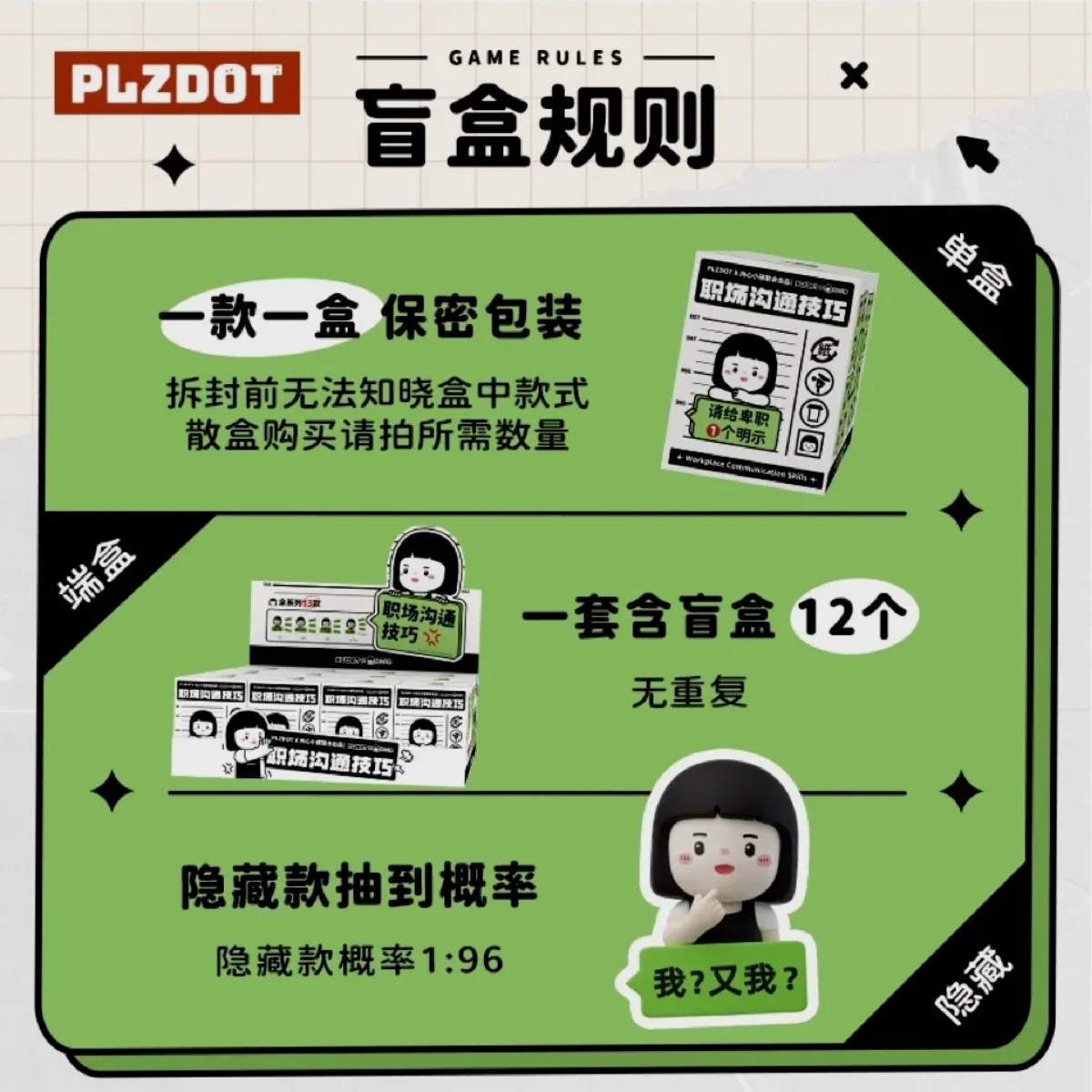 PLZDOT x Inner Child Workplace Communication Mini Blind Box - Image 2