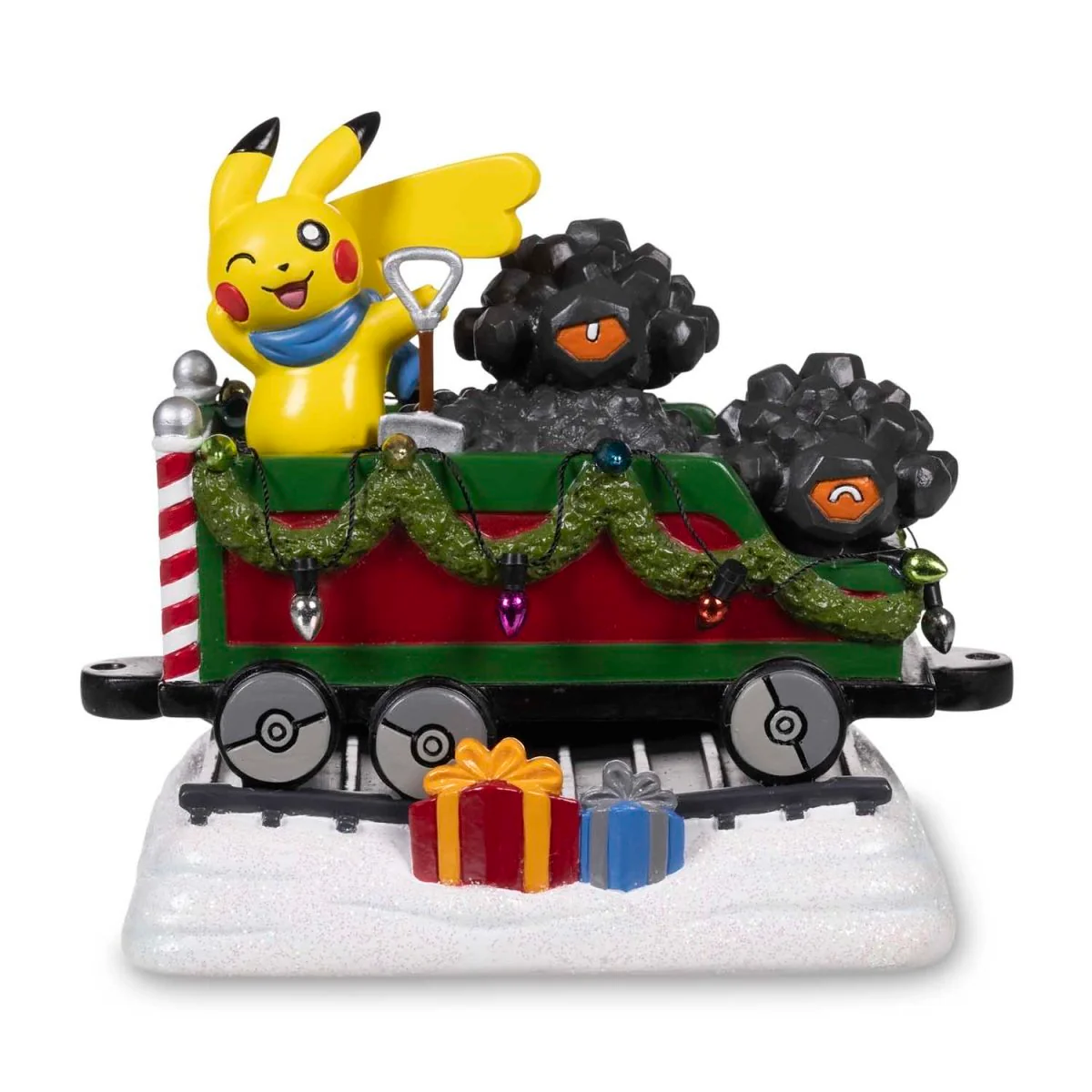 Pokémon Delibird Holiday Express: Rolycoly Coal Car Figure - Image 5