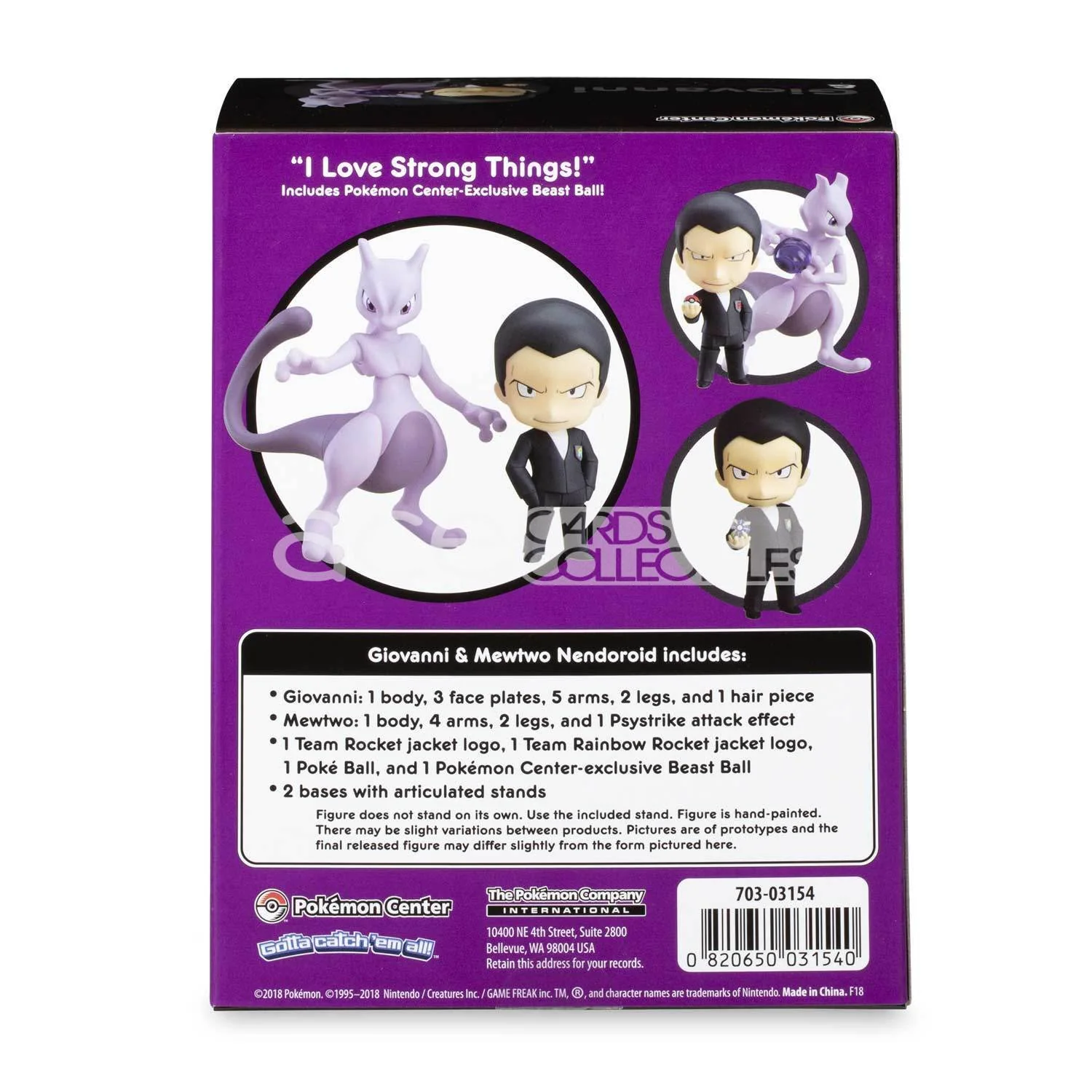 Pokemon Nendoroid Posable Figure "Giovanni & Mewtwo" - Image 8