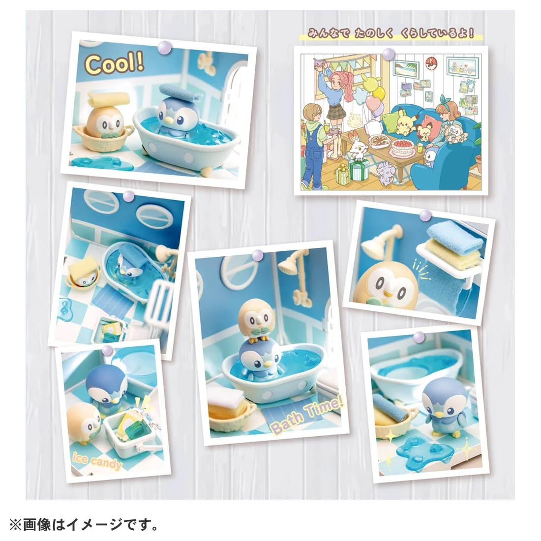 Pokemon Pokepeace House Bathroom "Piplup & Rowlet" - Image 5