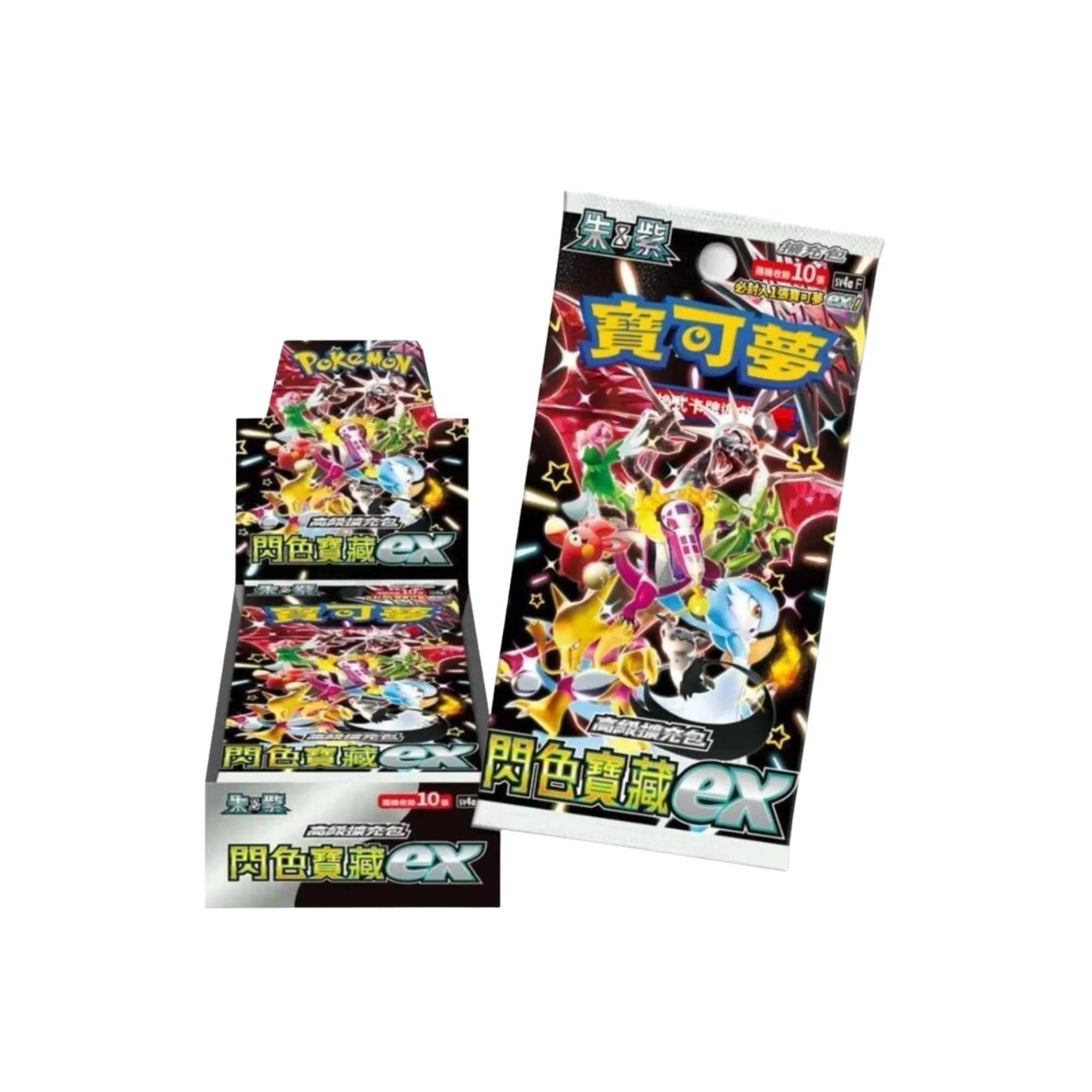 Pokemon TCG 剑 & 盾 寶可夢高級擴充包 閃色寶藏EX [SV4aF] (Traditional Chinese)