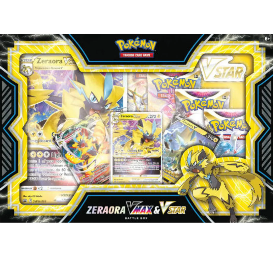 Pokemon TCG: Deoyxs & Zeraora VMAX & VSTAR Battle Box - Image 4