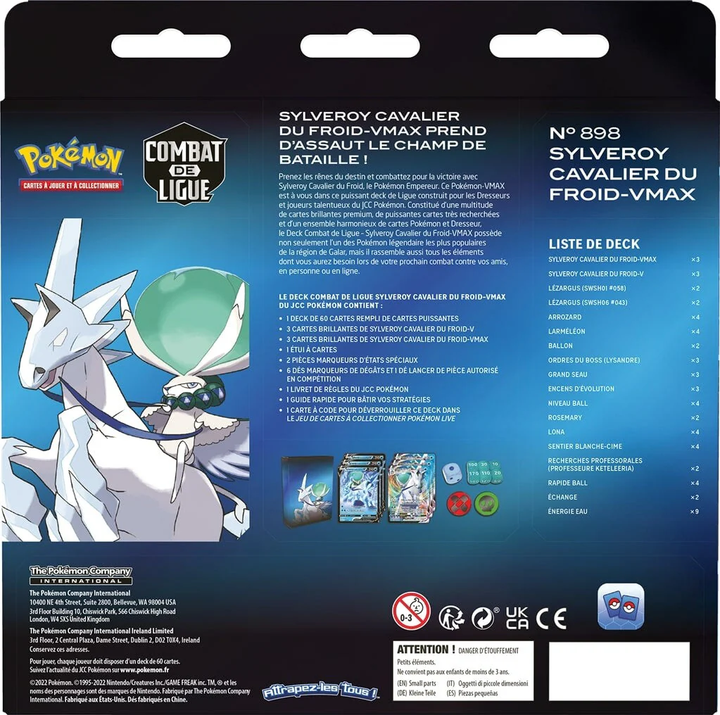 Pokemon TCG: (Ice Rider Calyrex / Shadow Rider Calyrex ) VMAX Battle Deck - Image 5