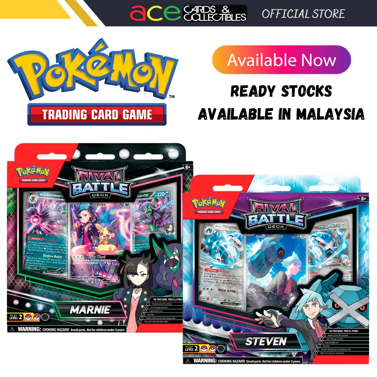 Pokemon TCG: May25 Rival Battle Deck "Marnie / Steven"