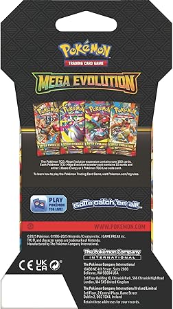 Pokemon TCG: Mega Evolution ME01 Sleeved Booster Pack - Image 3