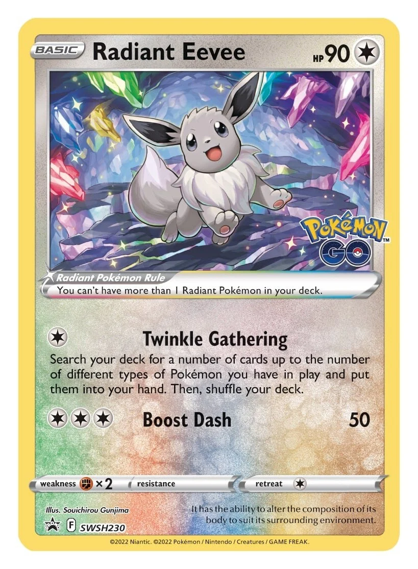 Pokemon TCG: Pokemon GO Premium Collection — Radiant Eevee - Image 4