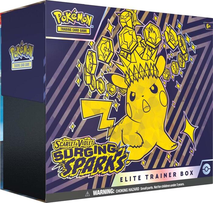 Pokémon TCG: Surging Sparks SV8 Booster Box/Half Booster/Elite Trainer Box/Bundle - Image 4