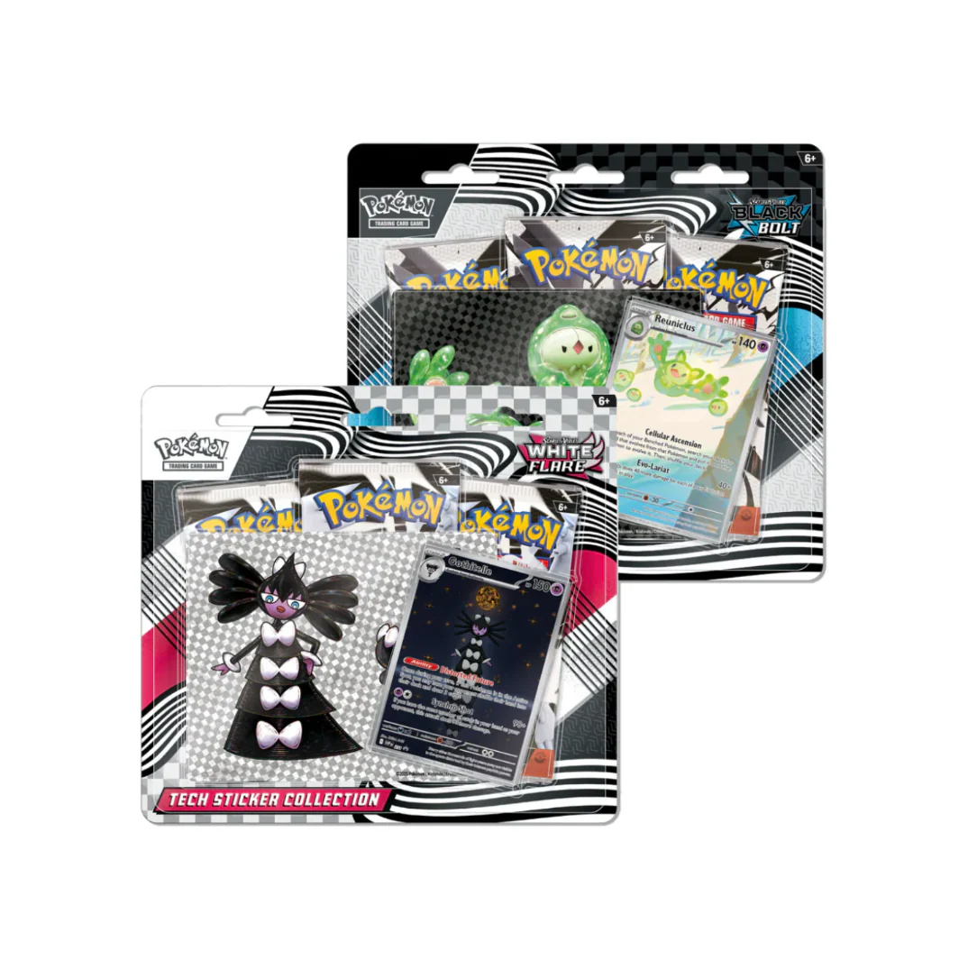 Pokemon TCG: SV10.5 Tech Sticker Collection R&Z "Reuniclus/Gothitelle"