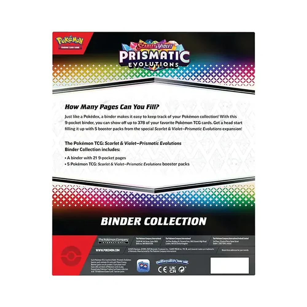 Pokemon TCG: SV8.5 Binder Collection Prismatic Evolution - Image 2
