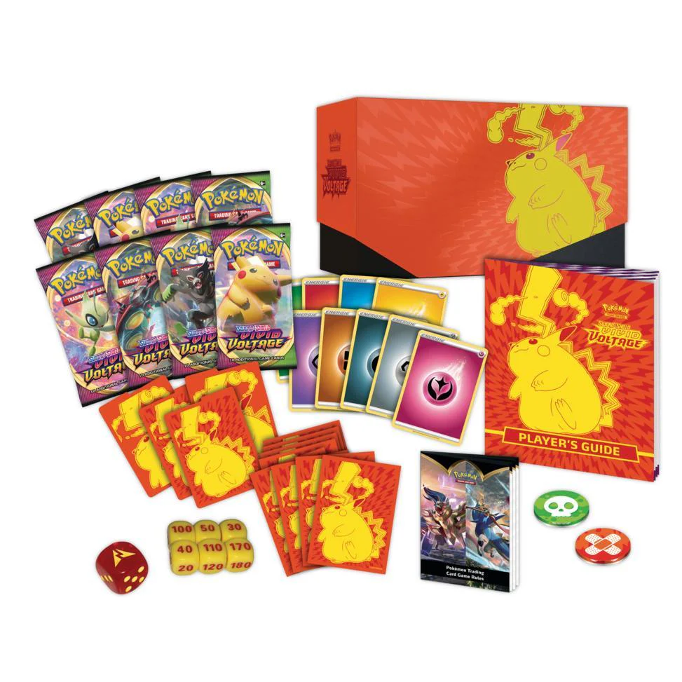 Pokemon TCG: Sword & Shield SS04 Vivid Voltage Elite Trainer Box - Image 2