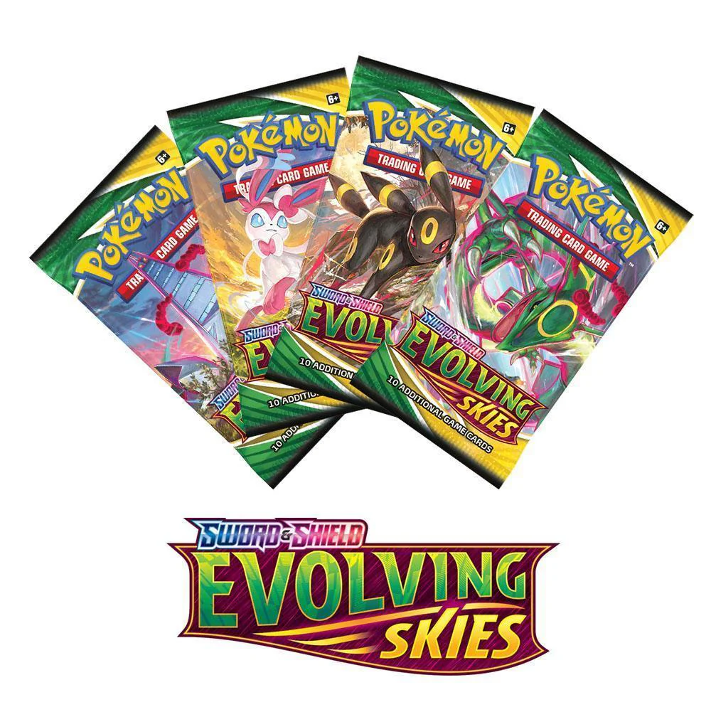 Pokemon TCG:  Sword & Shield Evolving Skies SS07  Booster - Image 2
