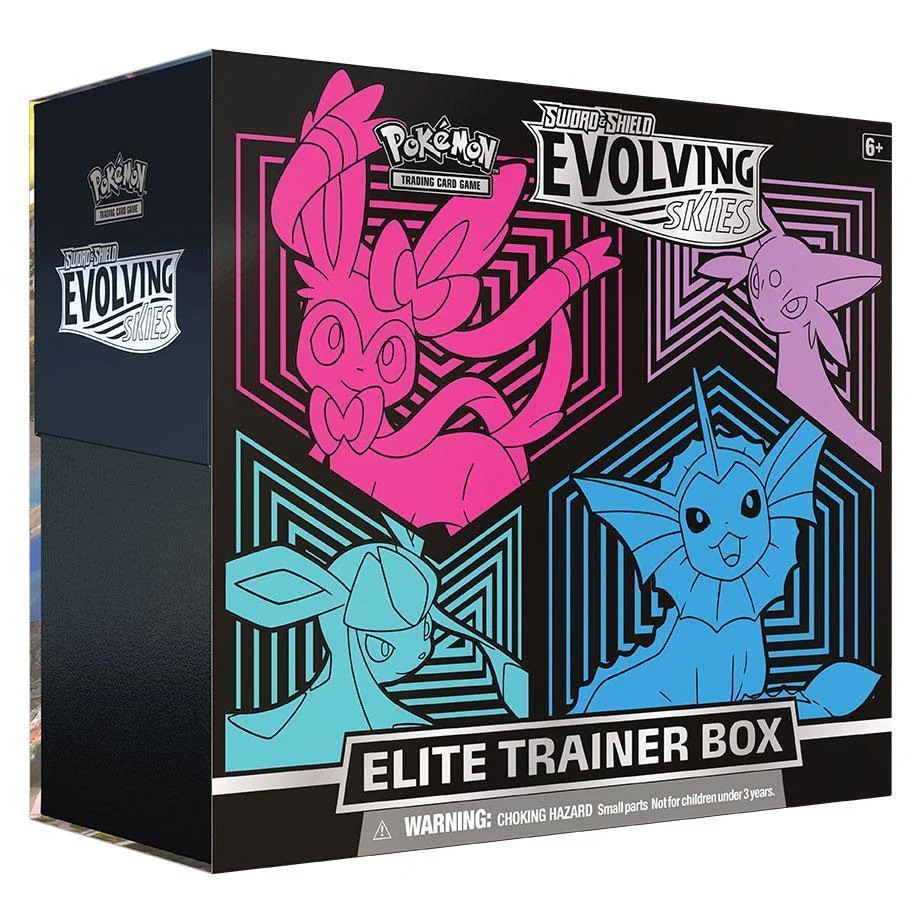 Pokemon TCG: Sword & Shield SS07 Evolving Skies Elite Trainer Box (Back-Order) - Image 2