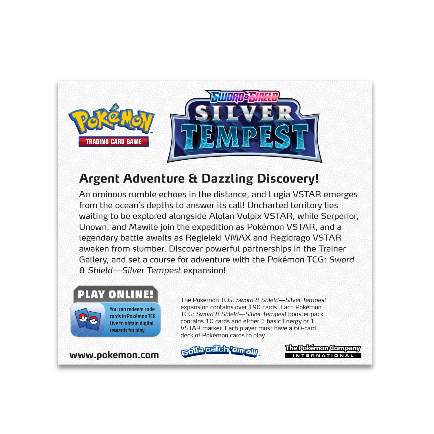 Pokemon TCG: Sword & Shield SS12 Silver Tempest Booster - Image 2