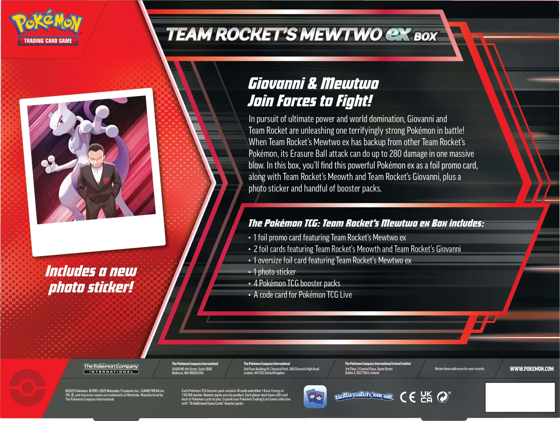 Pokemon TCG: Team Rocket's Mewtwo June Ex Box - Image 2