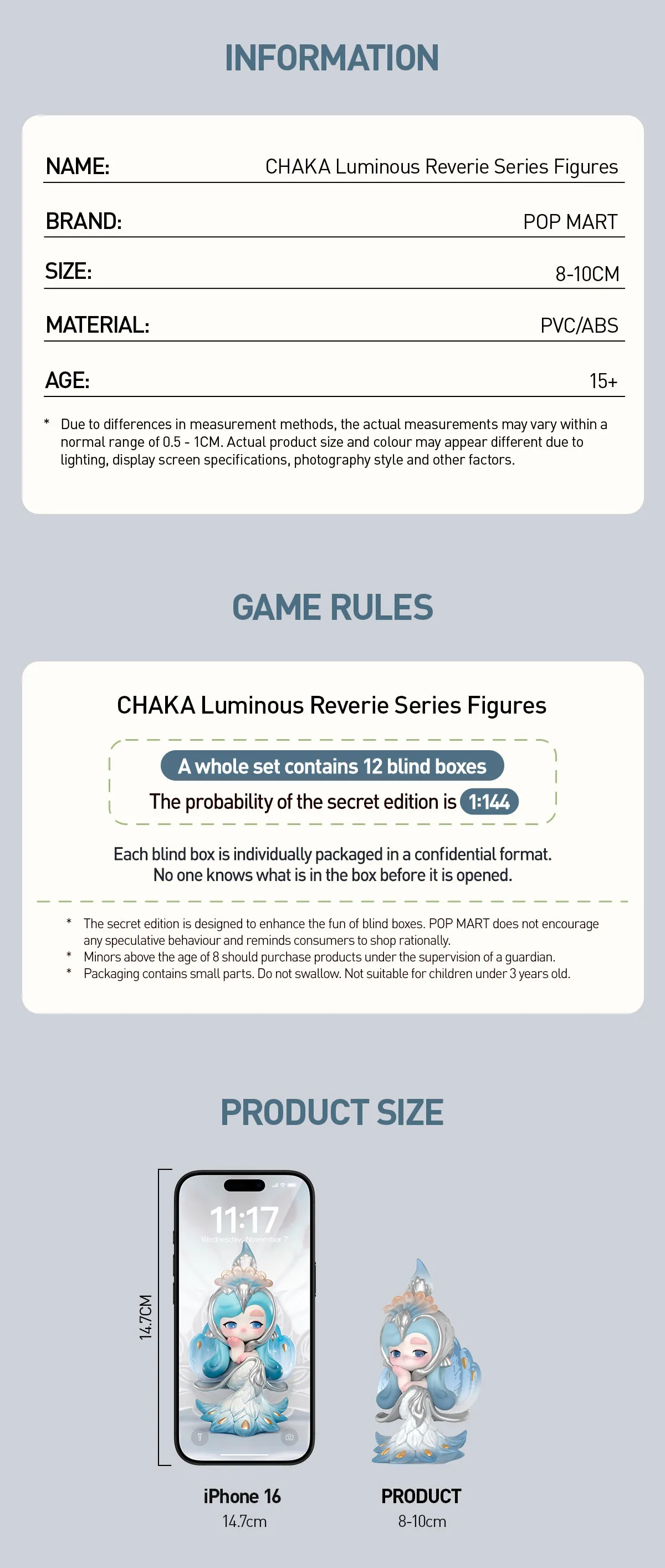 POP MART CHAKA Luminous Reverie Series Figures - Image 17