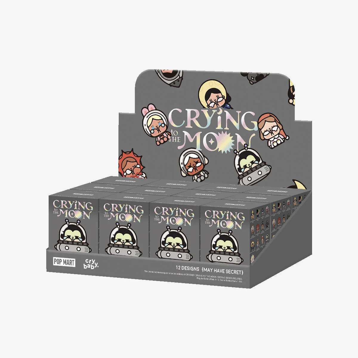 POP MART CRYBABY Crying To The Moon - Sitting Series Figures - Image 16