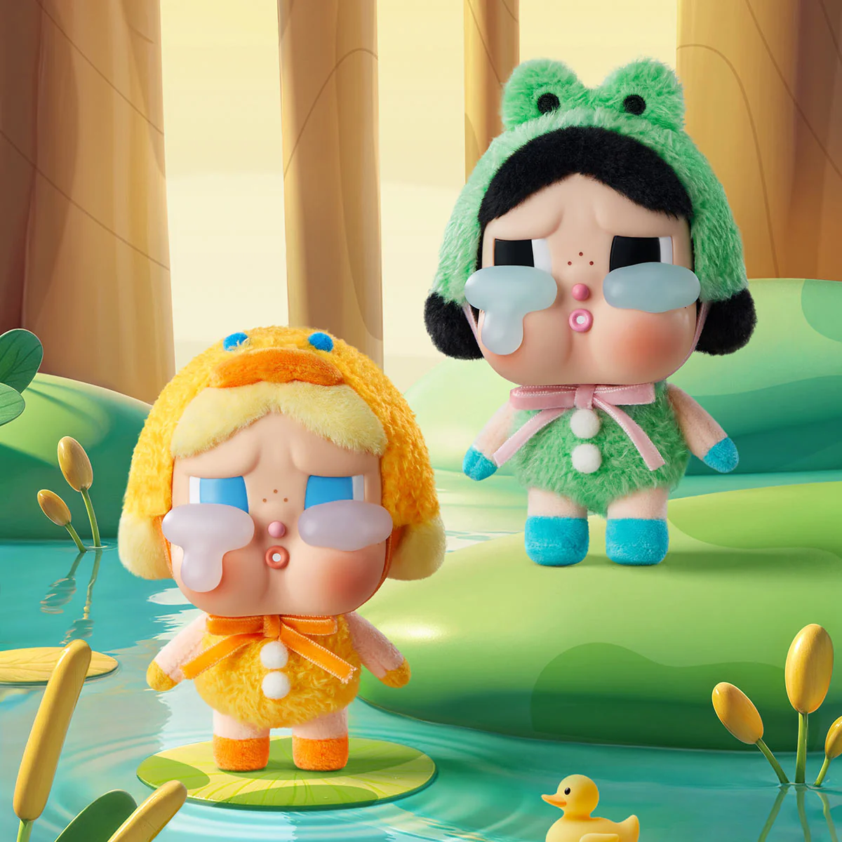 POP MART CRYBABY Vinyl Face Plush "Crying Again" Series - Image 5