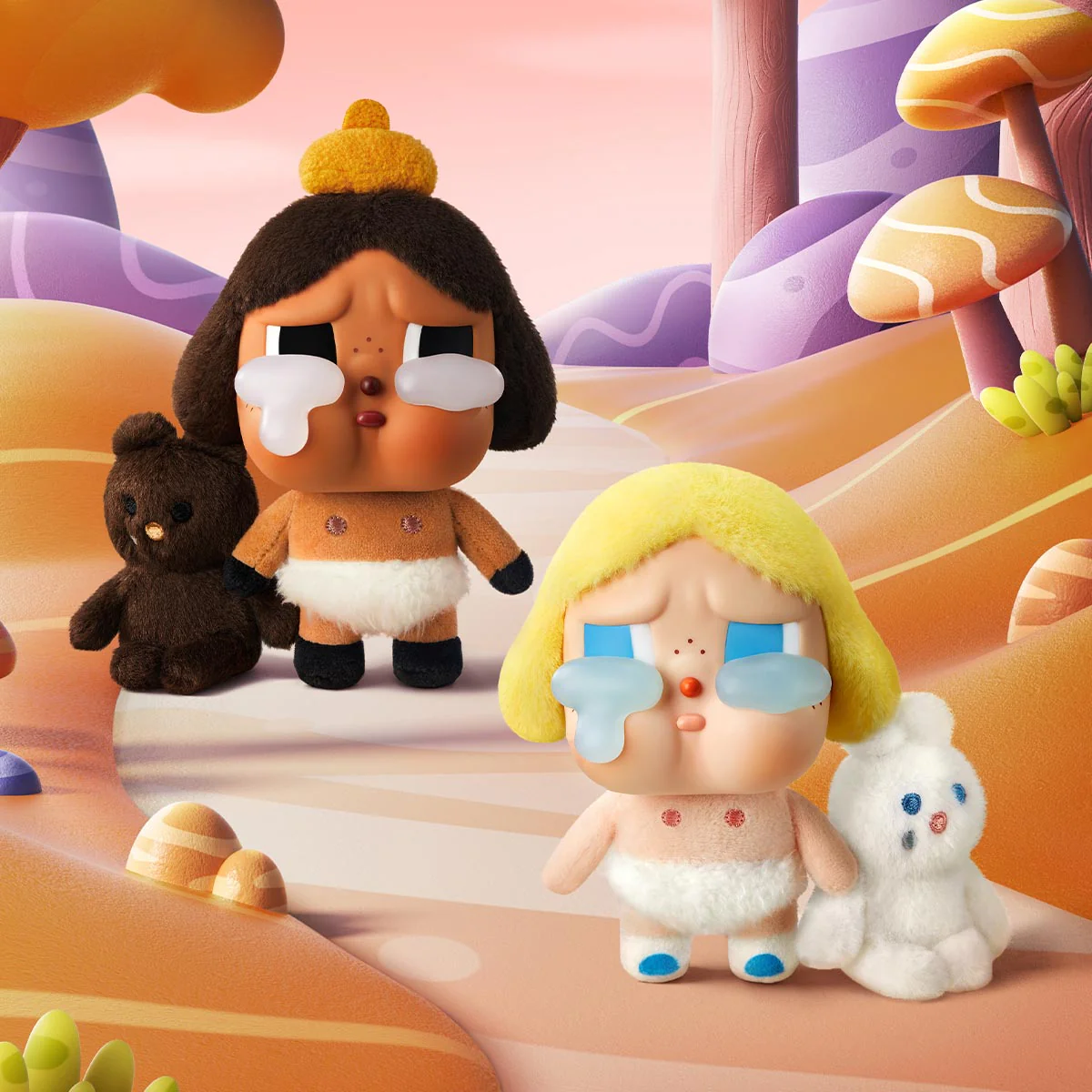 POP MART CRYBABY Vinyl Face Plush "Crying Again" Series - Image 6