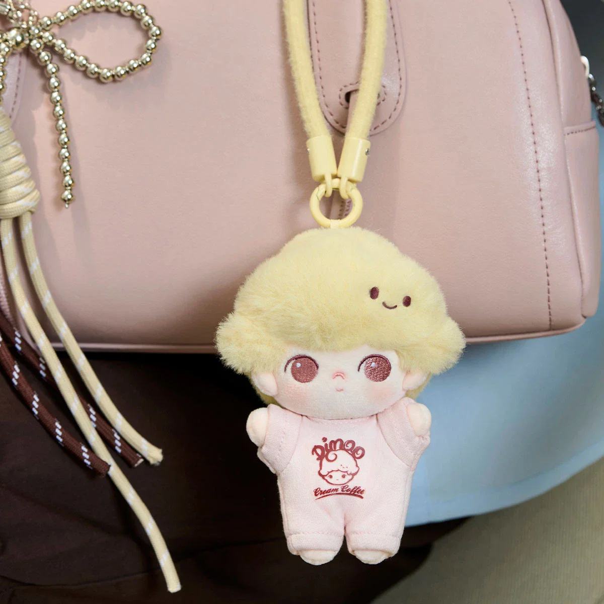 POP MART DIMOO Crush on Coffee Series-Soft-faced Plush Keychain Blind Box - Image 5
