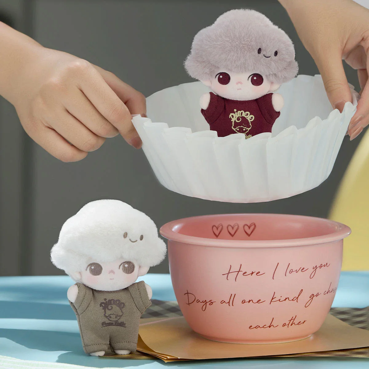 POP MART DIMOO Crush on Coffee Series-Soft-faced Plush Keychain Blind Box - Image 7