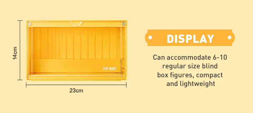 POP MART Mini Display Container (Yellow) - Image 6