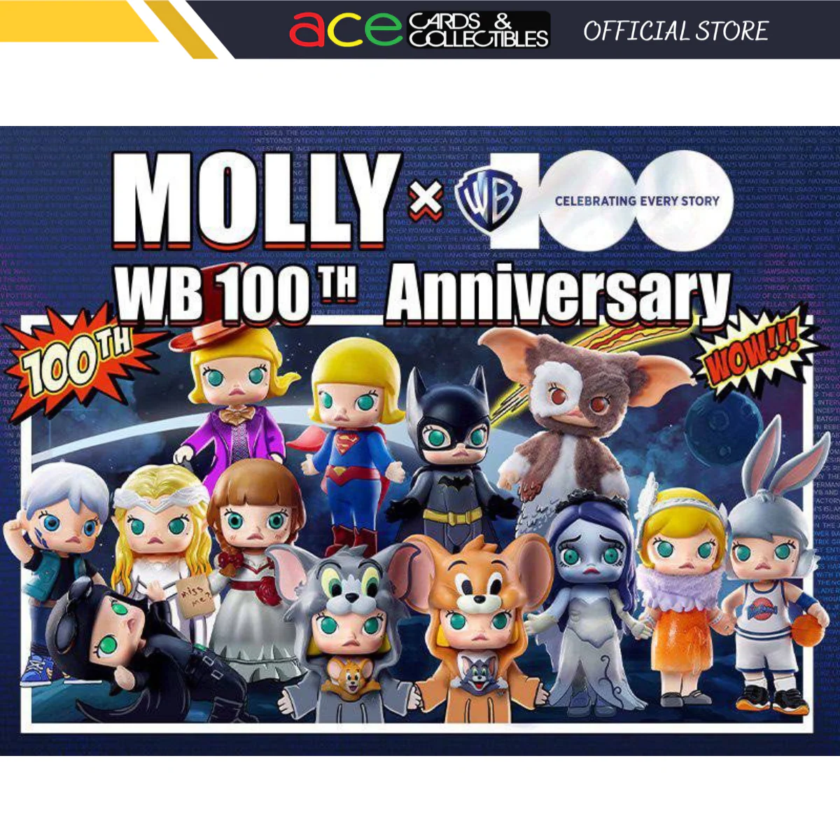 POP MART Molly x Warner Bros 100th Anniversary