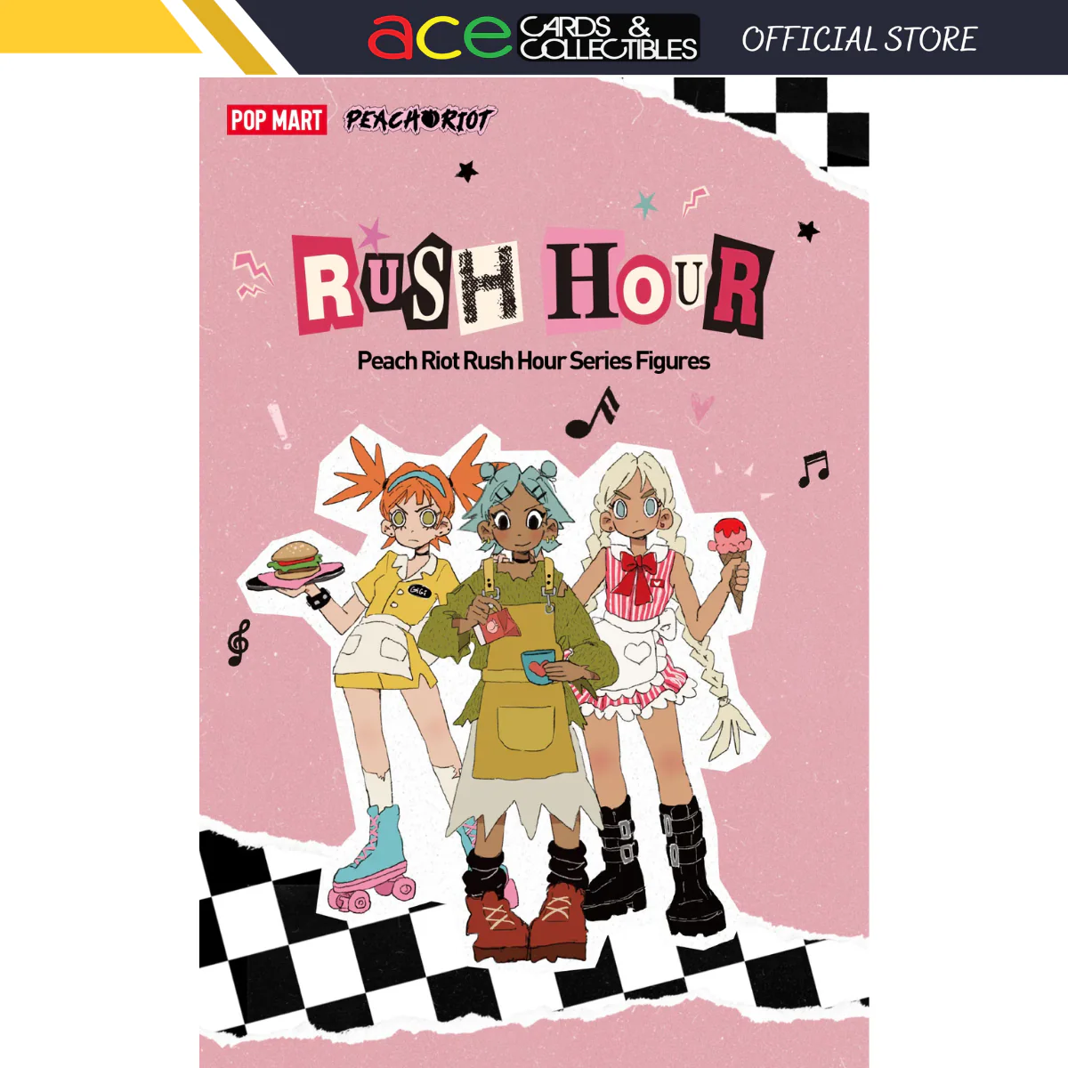 POP MART Peach Riot Rush Hour Series Figures